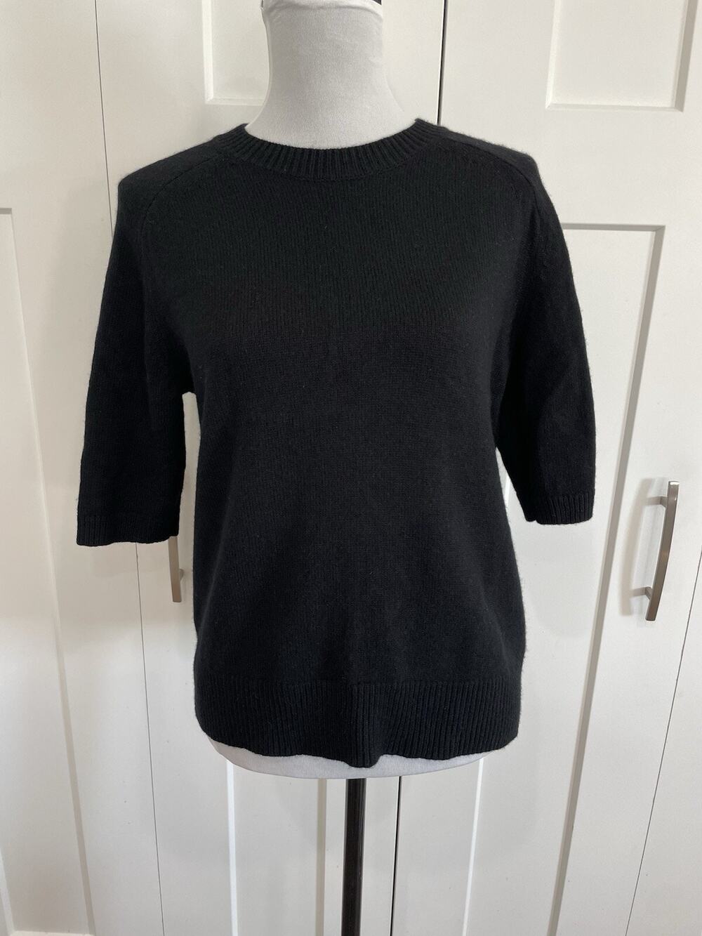S Max Mara Canti Sweater XL Wool Cashmere Black
